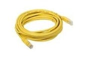 Netværkskabel - A-LAN Technologie ALANTEC patch cable - 50 cm - yellow - Gul - 0.5m - KKU5ZOL0.5