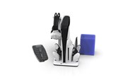 Spil tilbehør - iMP TECH DLX+LED Multi Function Charge and Cool Stand - Grey - Sony PlayStation 5 - PS5DLXLEDALLPROWH