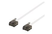 Netværkskabel - Deltaco Patch Cable - 15 cm - Hvid - 0.1m - UUTP-2078
