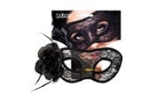 Kostumer - Boland - Lace Eye Mask Mystique Black - 97528
