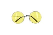 Kostumer - Boland - Party glasses Hippie XL Yellow - 44566