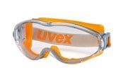 Sikkerhed - Uvex Safety Goggles - Clear panorama lense - Orange - 9302245