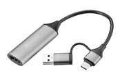 Skærmkabel - Sandberg USB-C to HDMI Capture Link - 136-70