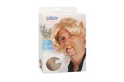 Kostumer - Boland - Blonde Wig with Mustache - 86336