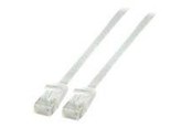 Netværkskabel - EFB NORDIC EFB-Elektronik patch cable - 1.5 m - white - Hvid - 1m - K8107WS.1,5