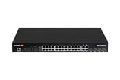 Switch - Edimax Pro IGS-5428PLC - switch - industrial Surveillance VLAN PoE+ Web Smart - 28 ports - smart - rack-mountable - IGS-5428PLC