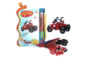 Konstruktionslegetøj - Clics - Spaghetteez Wiggly Roadsters Flexible Building Rods 46pcs. - 102005-8