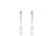 Antennekabel/stik - Hama Cable Antenna 90dB F-Plug-F-Plug White 5m - X1122531