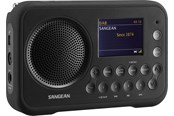 DAB, netværks- og clockradio - Sangean DPR-76BT - DAB+/FM - Mono - Sort - A500500