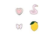 Mobil - Andet Tilbehør - ONSALA Charms Pimp Your Phone Metal and Plastic 4pcs - 577221