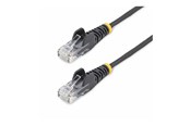 Netværkskabel - StarTech.com 7m Black Slim CAT6 Ethernet Cable Snagless 28AWG LSZH - patch cable - 7 m - black - Sort - 7m - N6PAT7MBKS