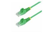 Netværkskabel - StarTech.com 1m Green Slim CAT6 Ethernet Cable Snagless 28AWG LSZH - patch cable - 1 m - green - Grøn - 1m - N6PAT100CMGNS
