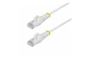 Netværkskabel - StarTech.com 1.5m White Slim CAT6 Ethernet Cable Snagless 28AWG LSZH - patch cable - 1.5 m - white - Hvid - 1m - N6PAT150CMWHS