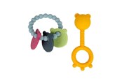 Babylegetøj - Bigjigs Teething Ring Set Bear 2pcs. - 37017