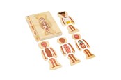 Babylegetøj - Bigjigs Wooden Anatomy Puzzle - Girl 26pcs. - 37022