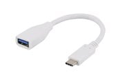 USB kabel - Deltaco USBC-1205 - USB-C adapter - USB Type A to 24 pin USB-C - 15 cm - USBC-1205