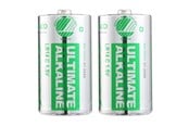 Batteri - Deltaco Ultimate battery - Nordic Swan ecolabelled - 2 x LR14 / C type - Alkaline - ULT-LR14-2P