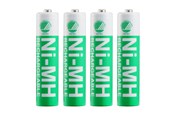 Batteri - Deltaco battery - Nordic Swan ecolabelled - 4 x AAA / HR03 - NiMH - ULT-NH1000AAA-4P