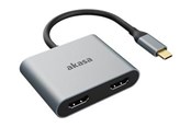 Dockingstation - Akasa - docking station - USB-C - 2 x HDMI - AK-CBCA26-18BK
