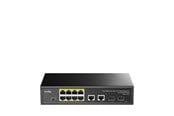 Switch - Cudy GS1010PS2 8-Port Gigabit PoE+ Switch with 2 GbE and 2 Gigabit SFP - GS1010PS2