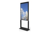 Vægbeslag, AV-Beslag & AV-Møbler - HI-ND Floorstand H stand - for flat panel - black body/black side pillar - Maks - Maks størrelse 55" - FS5519-5101-02