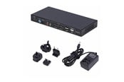 KVM-switch - StarTech.com 2-Port Dual-Monitor DP KVM Switch w/Video Matrix 4K 60Hz - KVM / audio / USB switch - 2 ports - TAA Compliant - P2ADD121D-KVM-SWITCH