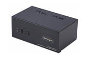 KVM-switch - StarTech.com 2-Port Dual-Monitor DisplayPort en HDMI KVM Switch 4K 60Hz - KVM / audio / USB switch - 2 ports - TAA Compliant - P2ADDH462-KVM-SWITCH