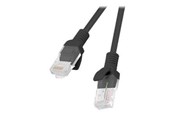 Netværkskabel - Lanberg patch cable - 2 m - RAL 9004 black - Sort - 2m - PCU6-10CC-0200-BK