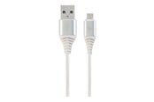 USB kabel - Gembird Cablexpert Premium - USB cable - Micro-USB Type B to USB - 2 m - CC-USB2B-AMmBM-2M-BW2