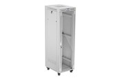 Rack skabe - Lanberg FF01 series V2 - rack - 600x800 flat pack glass door LCD - 42U - FF01-6842-12SL