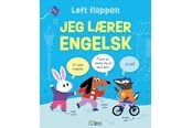 Børnebøger - Løft flappen - Jeg lærer engelsk - Børnebog - Papbog - 9788742513217