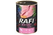 Hunde - RAFI Kornfrit vådfoder til hunde med kalkun 400g - 61042