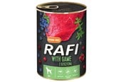 Hunde - RAFI Kornfrit vådfoder til hunde med vildt 400g - 61041