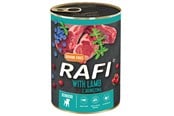 Hunde - RAFI Kornfrit vådfoder til hvalpe med lam & bær 400g - 61050