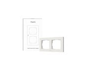 Smart Home - Aqara Switch Frame H2 EU White (2-gang) - AQA_FE-X01D