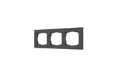 Smart Home - Aqara Switch Frame H2 EU Grey (3-gang) - AQA_FE-X02D-G