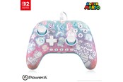 Spil tilbehør - PowerA Advantage-controller med kabel til Nintendo Switch 2 - Svamperiget - NSGP0526-01
