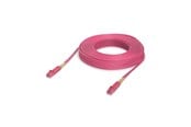 Netværkskabel - Ubiquiti UniFi OM4 Duplex LC UPC Fiber Patch Cable 30m - Pink - 30m - UACC-OFC-M2-LULU-30M