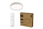 Lamper - Philips AIO-loftslampe med fjernbetjening (rund, hvid) - 24W integreret LED-lampe med 3-trins dæmpning - 929004689001