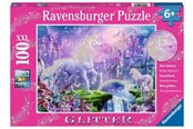 Puslespil - Ravensburger Jigsaw puzzle XXL Kingdom of the Unicorns 100 pcs. Floor - 129072