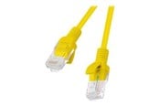 Netværkskabel - Lanberg patch cable - 25 cm - yellow RAL 1016 - Gul - 0.25m - PCU5-20CC-0025-Y