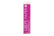 Kreativitet & Hobbyartikler - Globos - Metallic Crepe Paper Pink 50x150cm - 6364