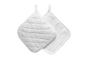 Hobby artikler - Creativ Company - Potholders White 20x20cm 1 Pair - 444600
