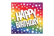 Legetøj - Boland - Paper Napkins Happy Birthday 20 pcs. - 30303