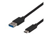 USB kabel - Deltaco - USB-C adapter - 24 pin USB-C to USB Type A - 25 cm - USBC-1150