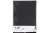 Kreativitet & Hobbyartikler - Creativ Company - Cardboard Black A4 220g 10 pcs. - 219012