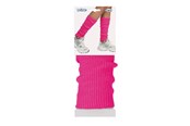 Kostumer - Boland - Legwarmers Basic Neon Pink - 01755