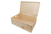 Børneværelse - Playwood - Pine Storage Chest with Hinged Lid (40x30x23cm) - SL1002