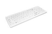 Tastatur - Cherry Active Key AK-C7012 - keyboard - Tastatur - Tysk - Hvid - AK-C7012F-UVS-W/GE