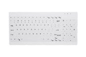 Tastatur - Cherry Active Key AK-C7012 - keyboard - Tastatur - Tysk - Hvid - AK-C7012F-U1-W/GE
